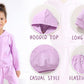Happy Town Toddler Fall Outfits For Girl Boy Long Sleeve Hoodie Top And Long Sweatpants Set Toddler Sweatsuit (Solid Color-Lilac