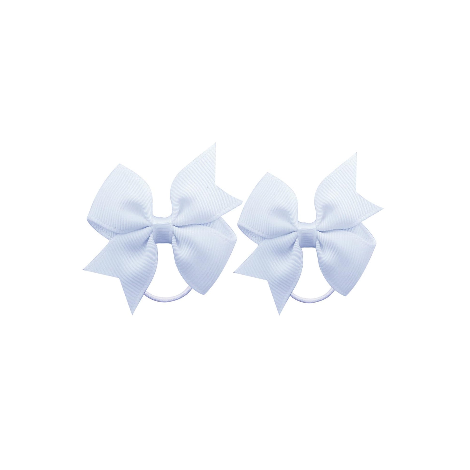 Baby Girls Hair Ties with Bows - Toddler Ponytail Holders and Hair Accessories with Small Hair Ties (FS3-W)