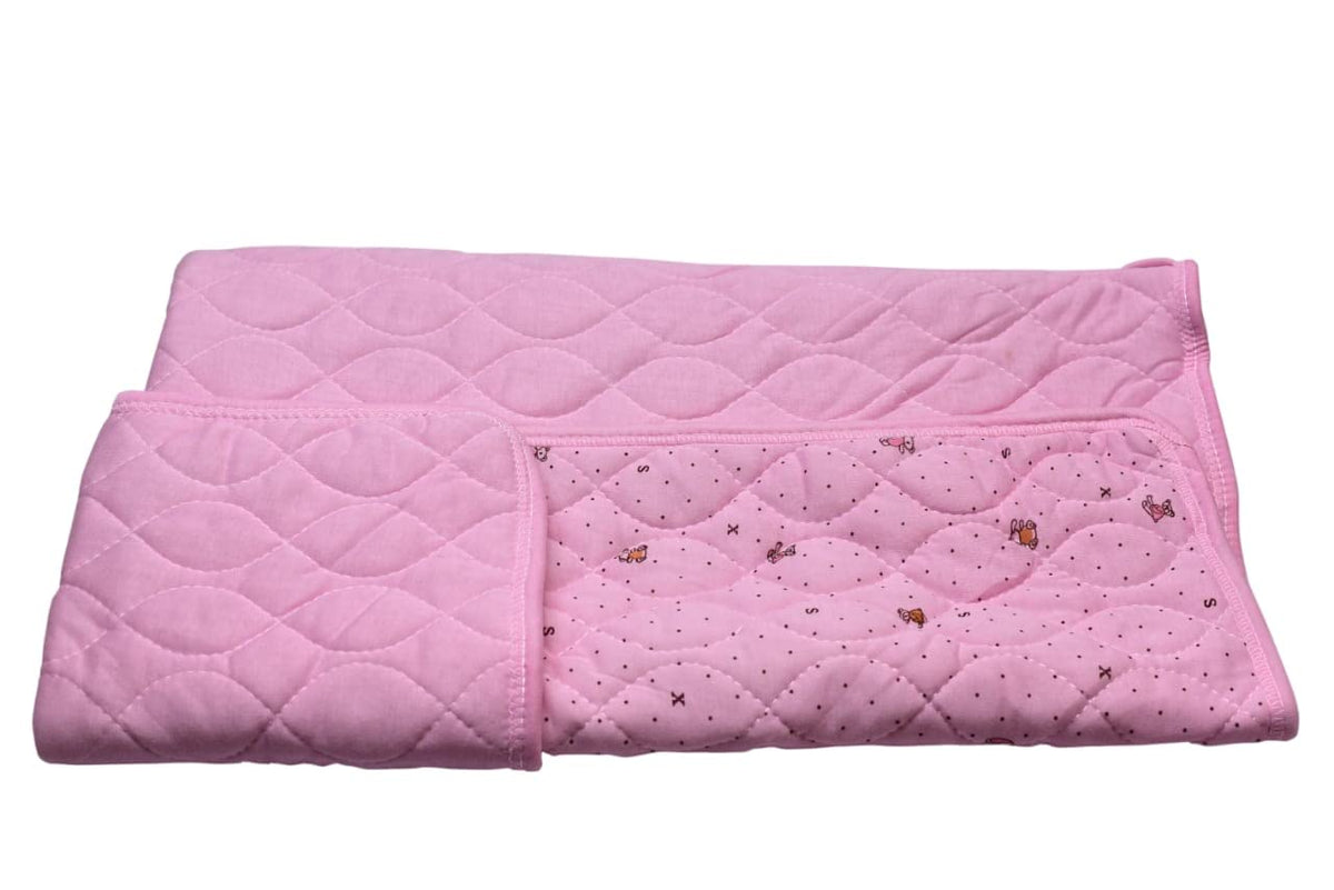 Pretty Perfect Newborn Baby Hooded Bath Towel Cum Wrapping Towel for 01 Year (Pink)