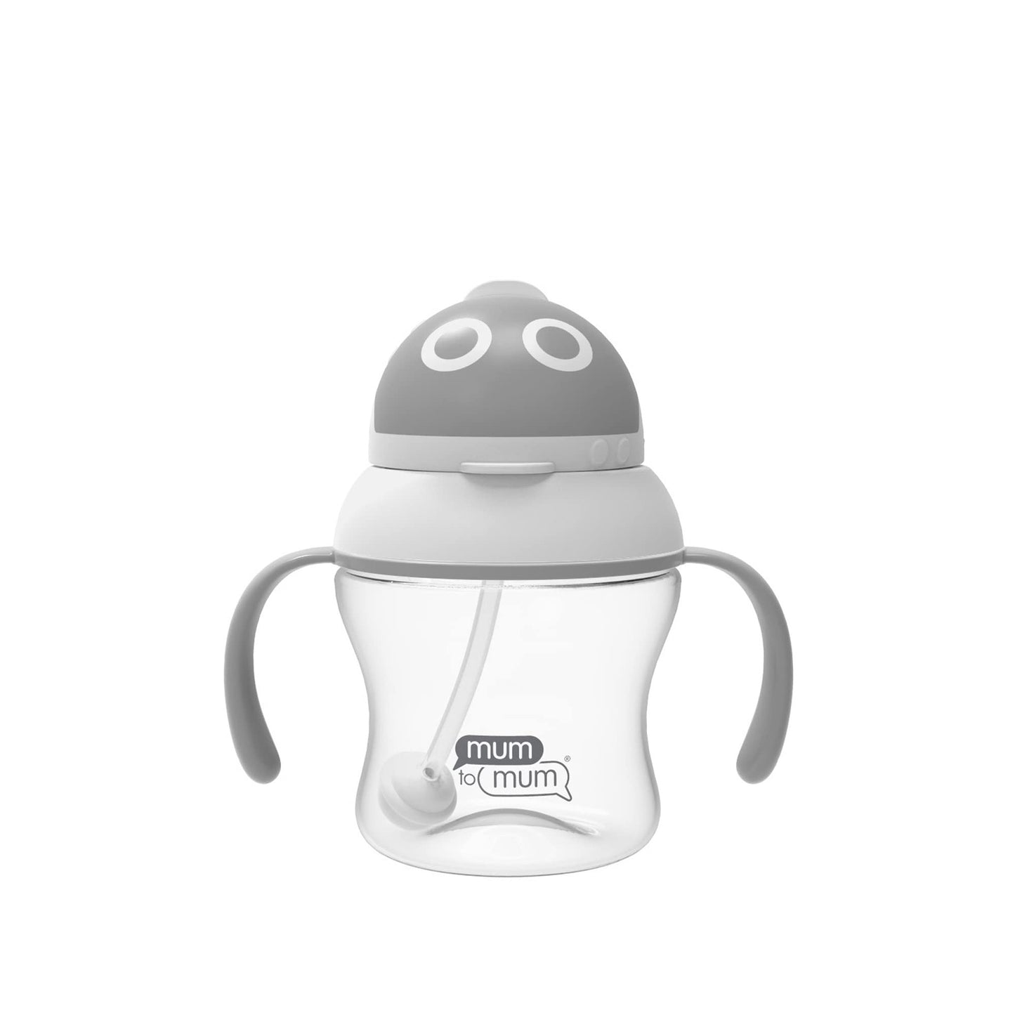 Mum To Mum Leak-Proof Easy-Drinking Space Robot Straw Cups 5Oz For 6+ Months, 2 Pack, Mm202A