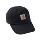 Carhartt Unisex Baby Signature Canvas Baseball Cap Hat, Caviar Black