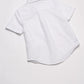 The Childrens Place Baby Boys and Toddler Boys Short Sleeve Oxford Button Down Shirt, White, 3T
