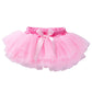 Baby Girls'Tutu Skirt With Shorts Newborn Toddler Tulle Skorts 0-24 Months Pink
