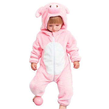 Baby Pig Costumes Unisex Toddler Outfit Halloween Dress Up Romper 12-18 Months