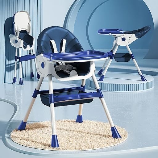 Staranddaisy High Chair For Baby/Baby Feeding Chair For 0 To 5 Years With Reclining Seat, Multi Level Height Adjustment, 5 Point