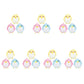 Cabilock 21 Pcs Childrens Bath Towel Baby Bath Cloths Sponges for Bathing Bathroom Hand Towels Kids Hair Towel Baby Bath Sponge