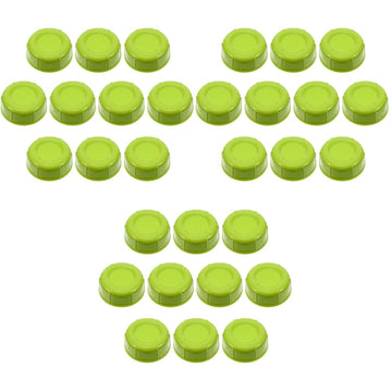 30 Pcs Cups With Sealed Lid For Baby Bottles Bottle Caps 43mm Diameter Bottle Caps With Screw Bottle Cap -fog For Travel Kit Pro
