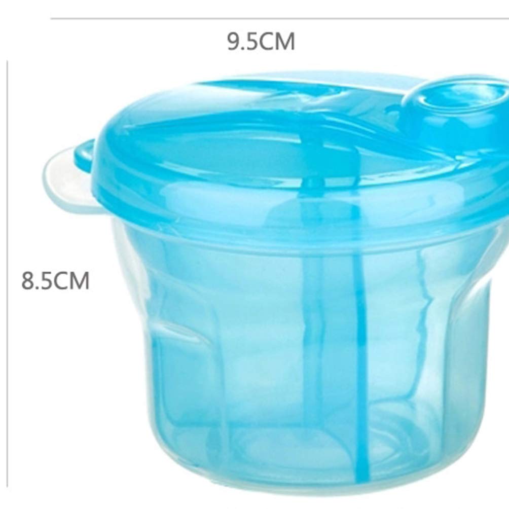 Beavorty Kids Snack Containers 3Pcs Formula Dispenser Milk Powder Portable Travel Container For Infant Toddler Children Snack Co