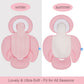 Coolbebe New 2-In-1 Babybody Supports For Baby Newborn Infants - Extra Soft Stroller Cushion Pads Car Seat Insert, Perfect For C