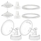 Maymom Pump Parts Compatible with Spectra S1 S2 9 Plus Electric Breastpump, 15mm Flange Valve Tubing Backflow Protector, Not Ori