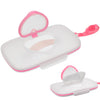 Wipes Dispenser For Travel, Portable Wipe Holder Wipes Container Refillable Diaper Wipe Case For Travel Outdoor Cars Wipes Pouch