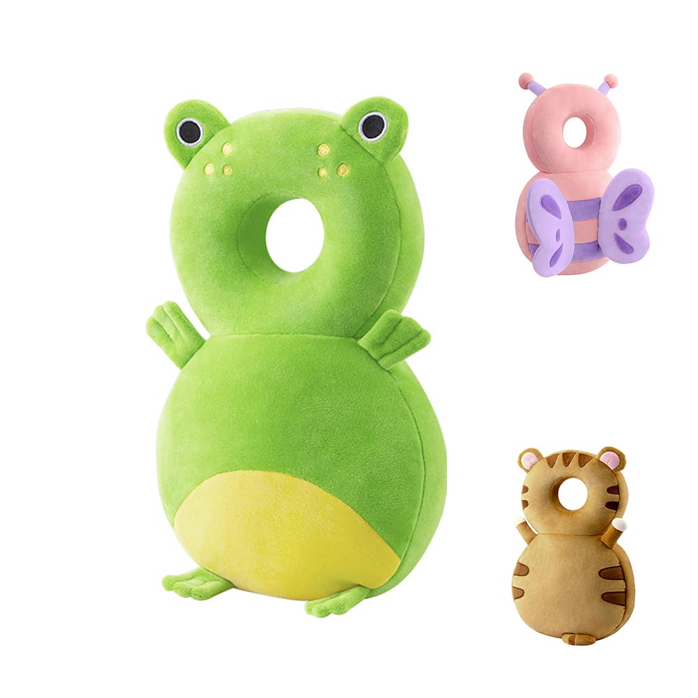 Toddler Baby Head Protection Cushion Backpack Wear,Green Frog – WBCBBB0CN13KVM5