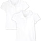 The Children'S Place Baby Girls And Toddler Girls Short Sleeve Ruffle Pique Polo, White, 4T