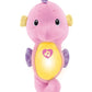 Fisher-Price Musical Baby Toy, Soothe & Glow Seahorse, Pink Plush Sound Machine with Lights & Volume Control for Newborns