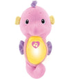 Fisher-Price Musical Baby Toy, Soothe & Glow Seahorse, Pink Plush Sound Machine with Lights & Volume Control for Newborns