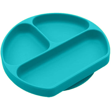 Silikong Divided Silicone Suction Plates For Toddlers | Bpa Free | Dishwasher, Microwave And Oven Safe | Kids Plates With Divide