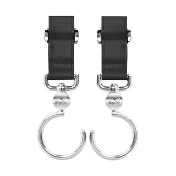 Manito Styler Spin Stroller Hooks (Silver/Black)