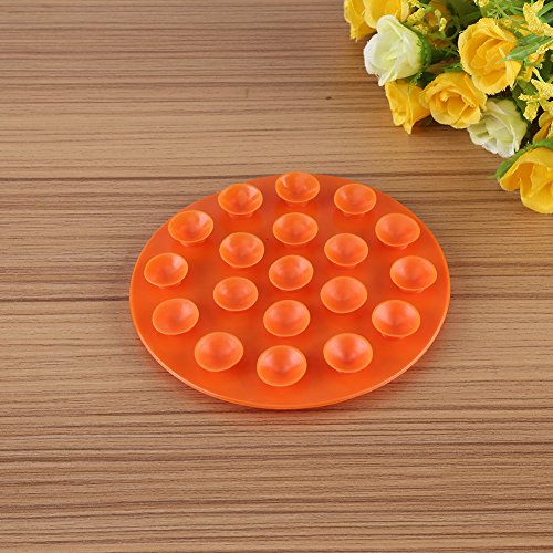 (Pack Of 2) Creative Children'S Tableware Sucker Baby Kids Magic Suction Mat Portable Double-Sided Suckers Anti-Slip Plate Bowl