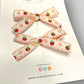 Strawberry Pigtail Bows