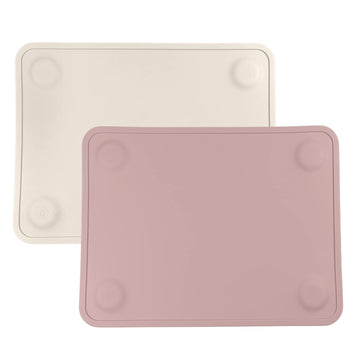 Weesprout Silicone Suction Placemats For Babies, Toddlers & Kids, Durable Food Grade Silicone With Non-Slip Suction, Dishwasher