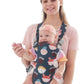 GOODOO Tiny Treasures Baby Carrier Cum Kangaroo Bag, Adjustable Hip Seat Belt, Stylish Belt for Mothers, Carrier with 4 in 1 Car