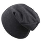 Simleshine Toddler Cotton Beanies For Boys Baby Warm Slouchy Skullcap Hats Toddler Beanie Knit Caps Black,Deep Gray