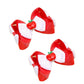 Apple Bow Clips Baby Girls Fruit Hair Pin Apple Hair Clips Baby Fruits Ribbon Bows BBG88 (Set-C)