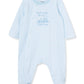 Little Me Baby Boys' Thank Heavens Footie, White/Lt. Blue, 6 Months
