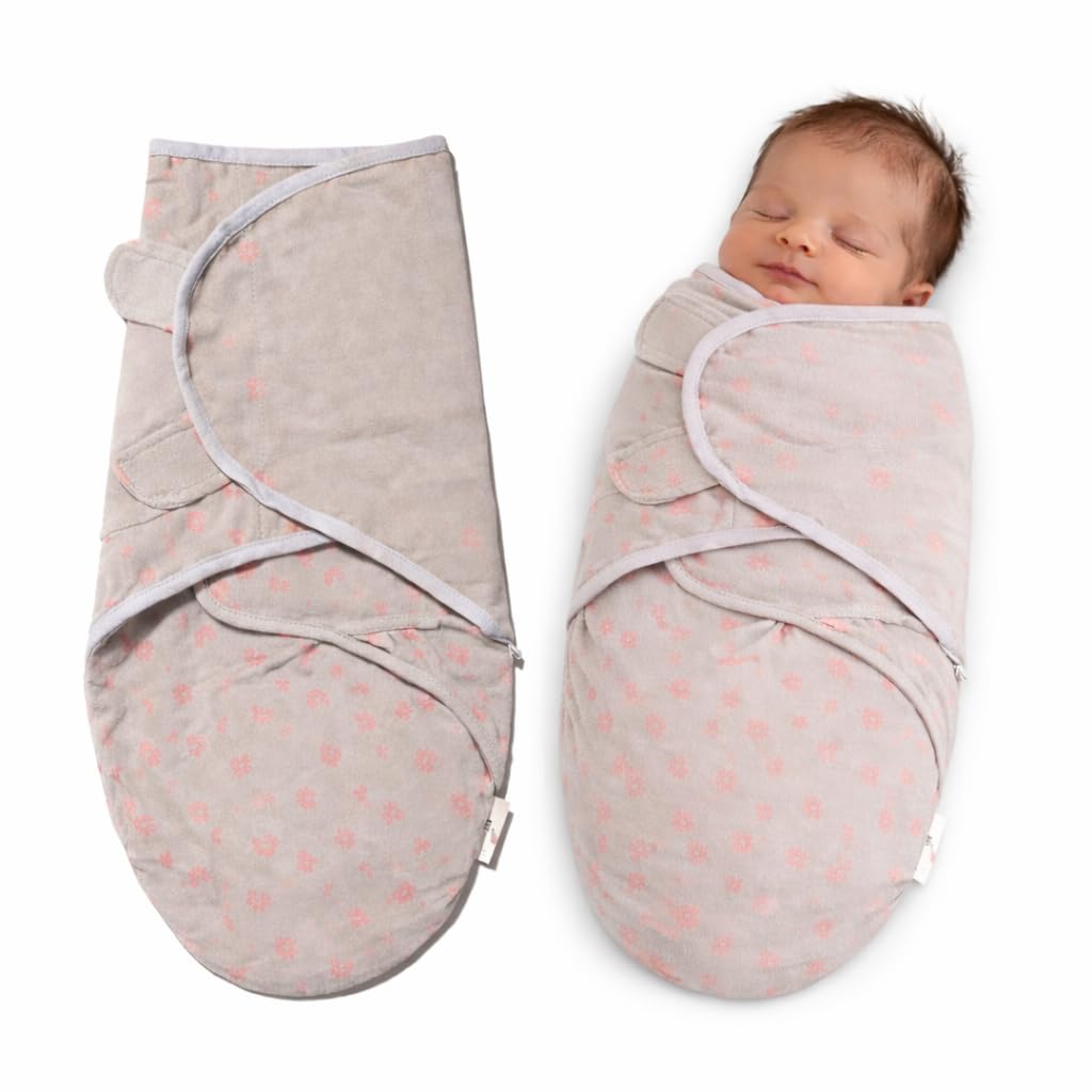 DTR Creation Baby Swaddle Wrap for Newborns | Soft & Breathable Cotton Baby Sleeping Wrap | Easy Velcro Closure | Comfortable Sw