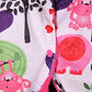 Baby Minky Velboa Carseat Canopy Carrier Cover (Safari / Hot Pink)