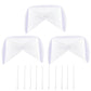 Miokun 3 Pack White Nurse Hat Headband Nurse Cap Costume And 10 Pins For Nursing School Graduation Party Supplies