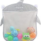 Bath Toy Organizer for Toddlers  Mesh Storage Bag with Strong Suction Cups, QuickDry Design, & Extra Pockets for Easy Toy Clea