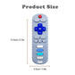 YAPROMO 2Pcs Teething Toys, Silicone TV Remote Teethers for Baby Toy Remote Teethetr for Infant Toddler Kids/Boy/Girl, BPA Free