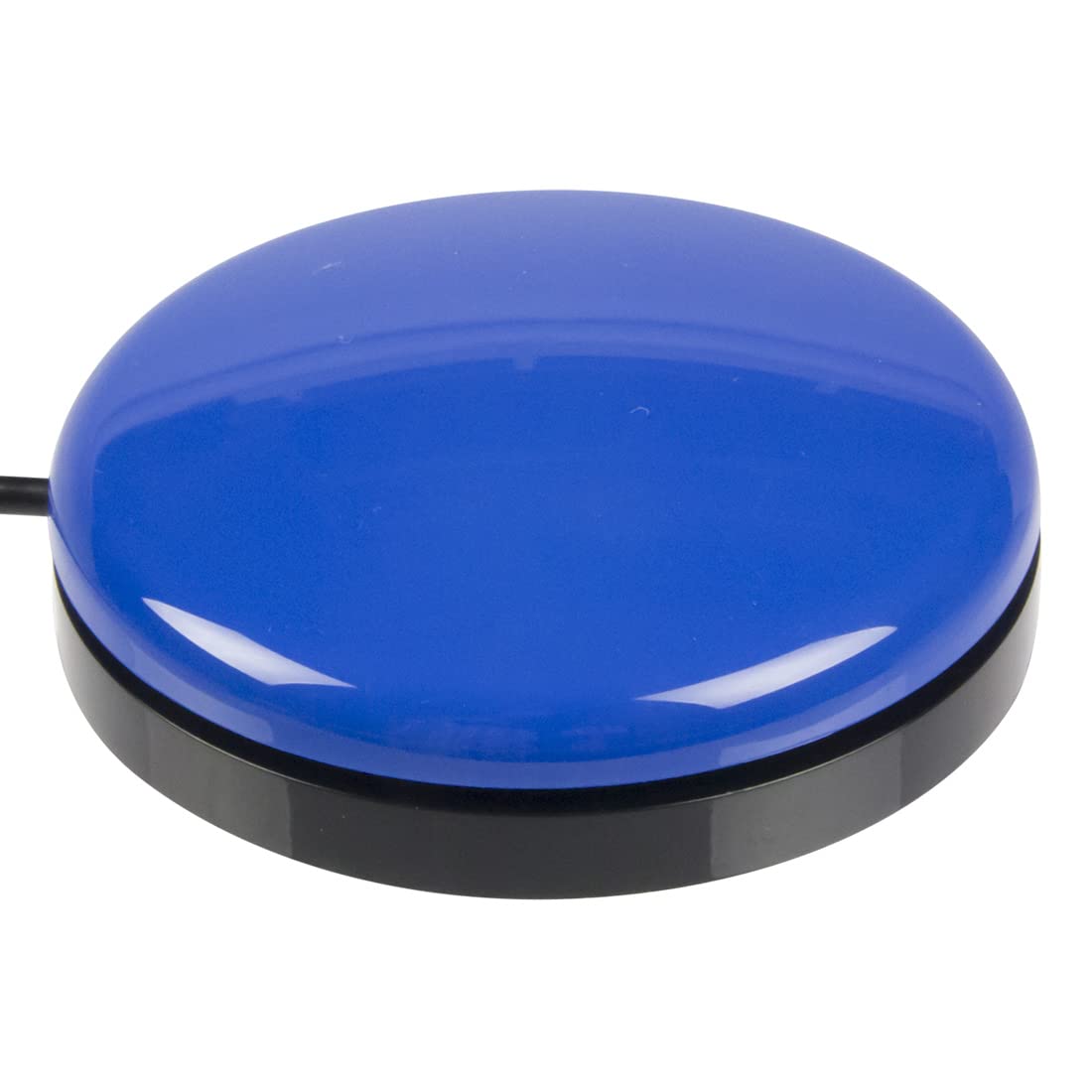 AbleNet Buddy Button Blue Switch - Large Tactile Assistive Technology Adaptive Switch Device for Accessibility - Product# 57600