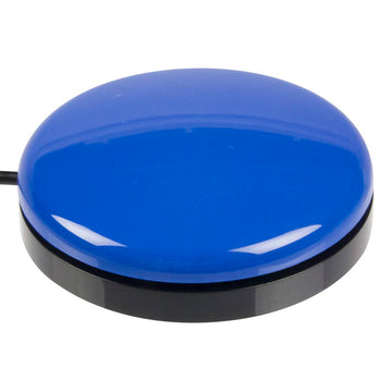 AbleNet Buddy Button Blue Switch - Large Tactile Assistive Technology Adaptive Switch Device for Accessibility - Product# 57600