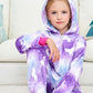 Newplush Unisex Children Unicorn Pyjamas Halloween Kids Onesie Costume (2 Yeras Older, Purple Night)