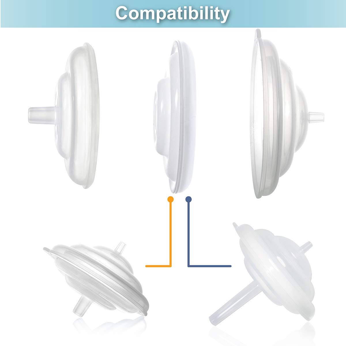 Nenesupply Silicone Backflow Protector Membranes Compatible With Spectra Backflow Protector Not Original Spectra Pump Parts Work