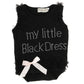 Myaddiction Set Of Baby Bodysuit Newborn Romper Playsuit Dress Outfit Black 90Cm 0