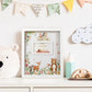 Kate Aspen Pink Woodland Baby Shower Decorations Guest Book Alternative With Wooden Teddy Bear Inserts, Woodland Nursery Decor