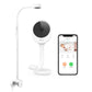 NETVUE Peekababy Baby Camera with Wireless Audio, Adjustable Crib Mount Monitor, Works via 2.4GHz Wi-Fi for Wide Coverage & Stab