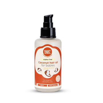 Root And Soil - Coconut Hair Oil For Babies | 0+ Months | From Naturally Harvested Coconuts Cold-Pressed & Sulphur Free | From N