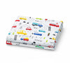 Hi mom Baby Towel, Newborn Hooded Bath Towel, Safe and SkinFriendly, Vehicle Theme Print