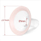 Ncvi Replacement Flanges 21Mm Compatible With 8780/8782/8100/8102/8122/8116/8128/8129, Breast Pump Accessories, Bpa Free, 2 Pcs