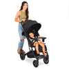 Joovy Kooper Rs Lightweight Travel Stroller For Infants And Toddlers With One-Hand Fold, Magnetic Buckle, Multi-Position Recline