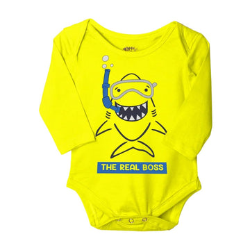Bon Organik The real boss yellow bodysuit(BON11004_69M)