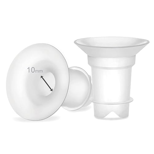 Maymom Flange Insert 10 Mm Compatible With Medela And Spectra 24 Mm Shields/Flanges. Use With Medela Freestyle And Momocozy S9/S
