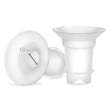 Maymom 21Mm Flange Blue Insert Compatible With Elvie Single/Double Electric, Elvie Stride Cup (24Mm), Compatible With Medela Per
