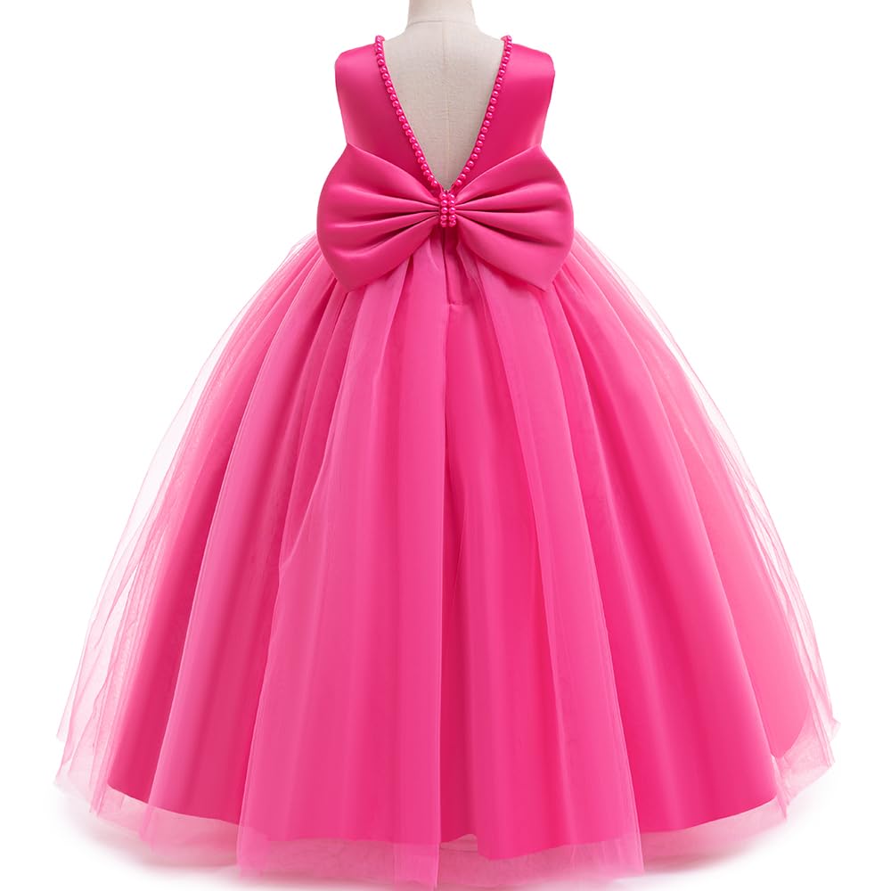 Jup'Elle Baby Girls Dresses With Pearls - Party Wedding Pageant Eastern Flower Girl Dress 6 Months