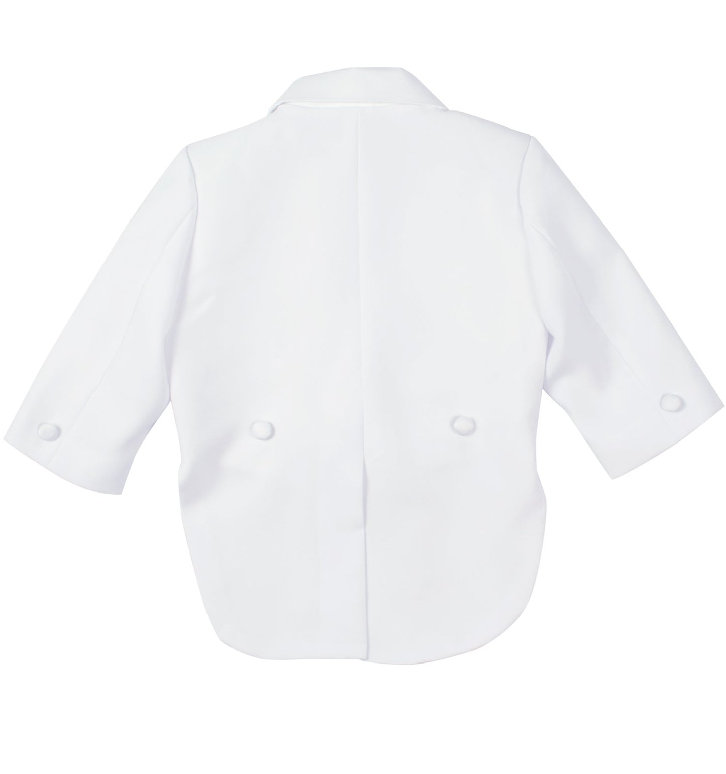 Spring Notion Baby Boys' White Classic Tuxedo With Tail Large /12-18 Months