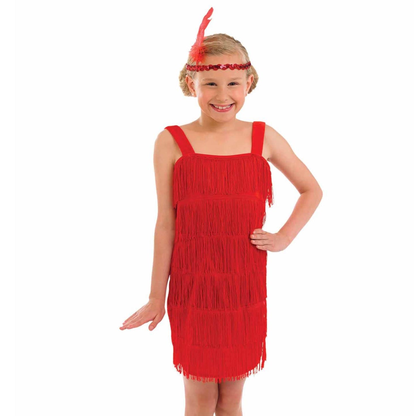 Fun Shack Flapper Dress Kids Costume Roaring 1920S 20S Halloween Costumes For Girls - Large